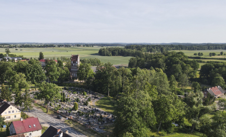 Cmentarz parafii Wniebowzięcia Maryi Panny w Galinach